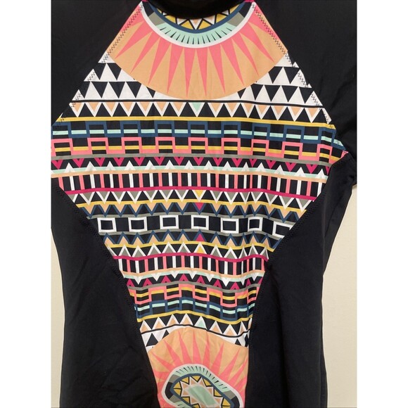 Ripcurl Rash Guard Vibrant Bohemian Abstract Graphic Women’s Size Small - Picture 2 of 7